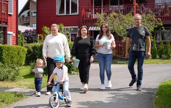 Fire generasjoner bøssebærere i Sande